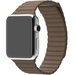 Curea iUni compatibila cu Apple Watch 1/2/3/4/5/6/7, 38mm, Leather Loop, Piele, Brown
